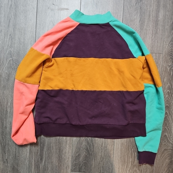 Eddie Bauer Sweater Womens XL Colorblock Mountain - Picture 4 of 4